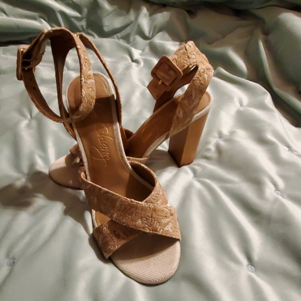 Arturo Chiang 4in wooden heels
